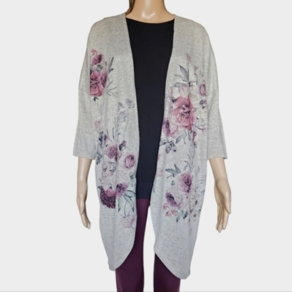 LIVE IN THE  MOMENT Open Front Cardigan Sweater - Picture 1 of 15